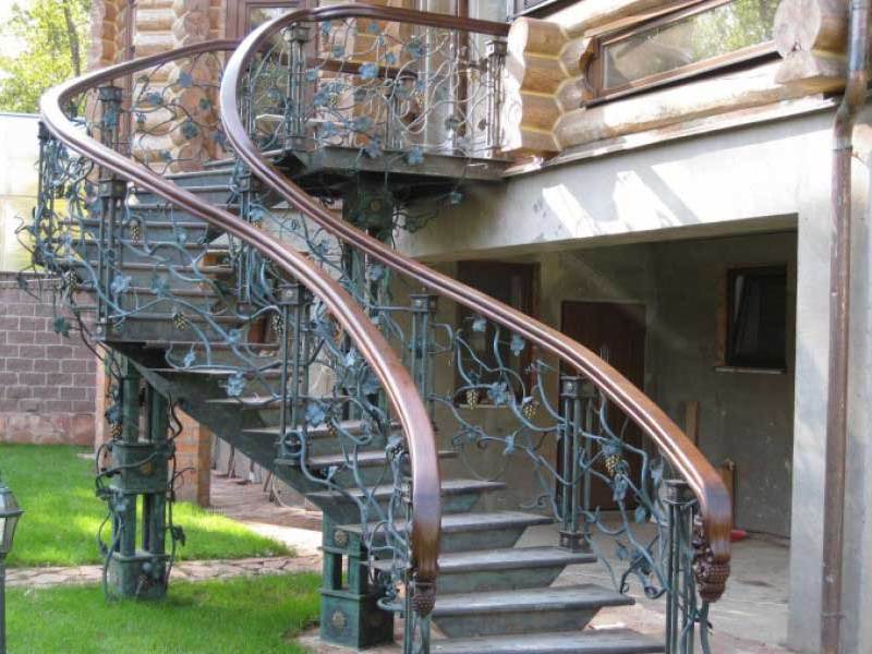 Винтовая лестница своими руками из металла чертежи