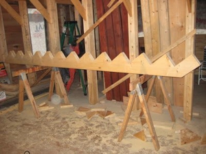 Сделать деревянную лестницу
