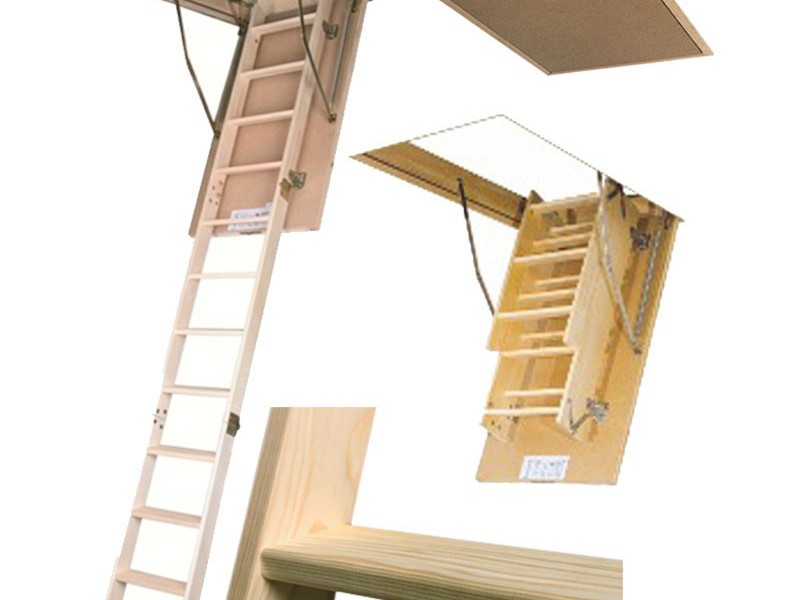 Пример складной чердачной лестницы