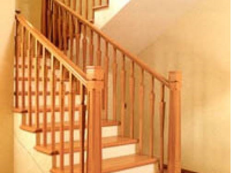 Деревянная конструкция лестницы