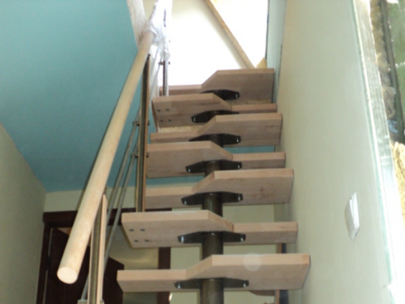 Дизайн лестницы гусиного шага 