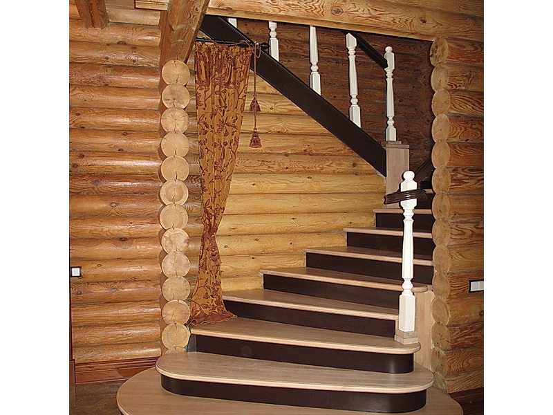 Стиль деревянной лестницы
