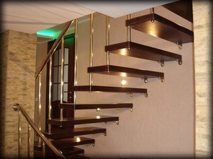 Материалы для межэтажной лестницы