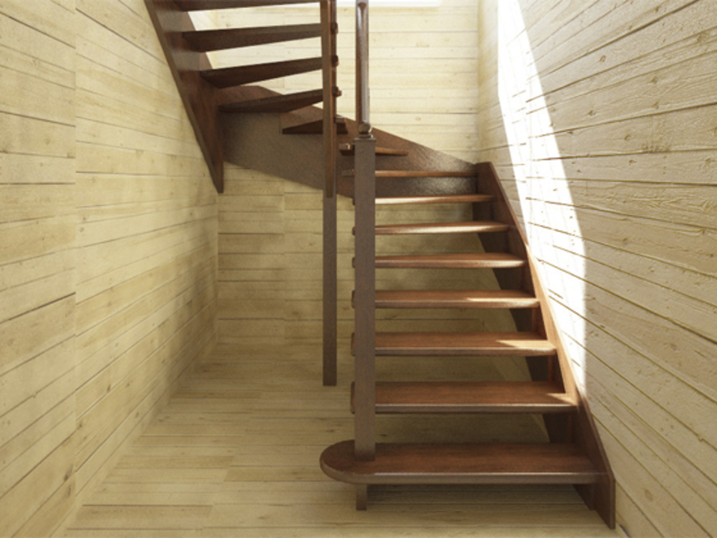 Какие виды деревянных лестниц существует
